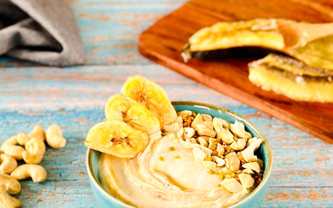 Bananen Cashew Zimt Kaltschale