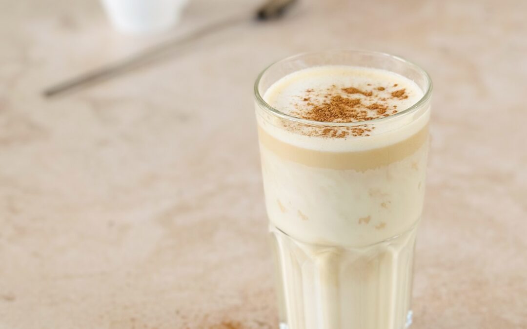 Bananen Cashew Zimt Cappuccino