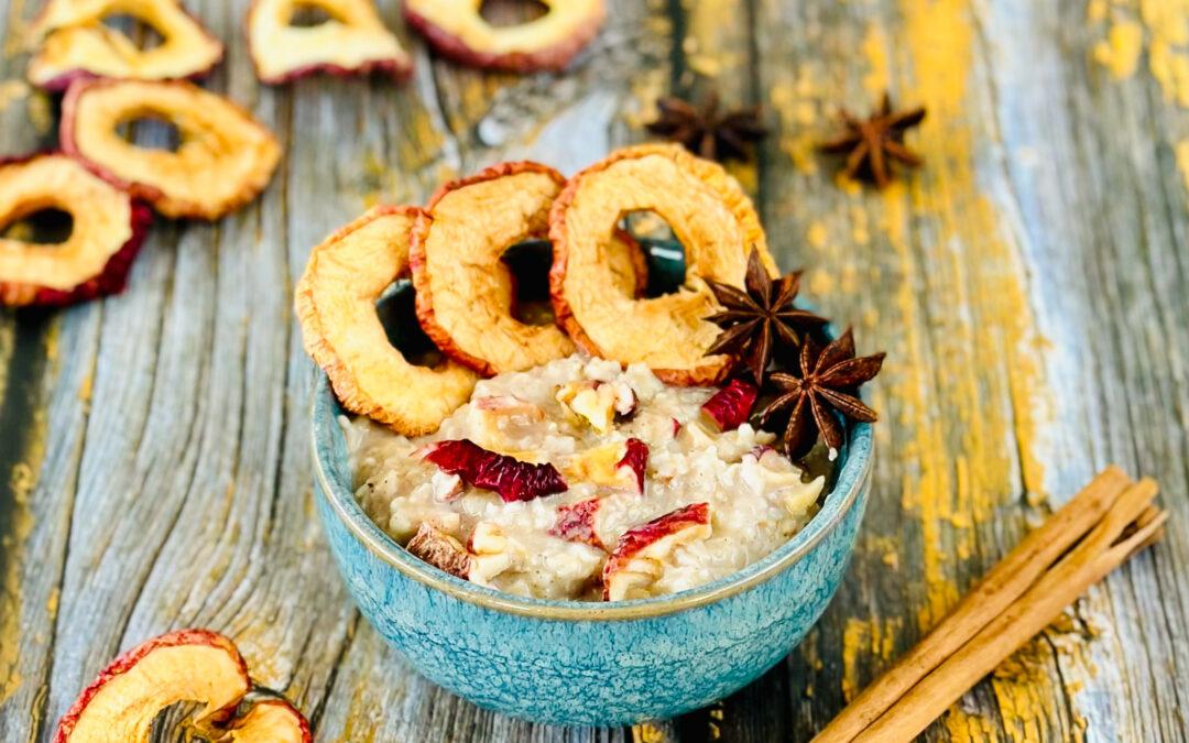 Lebkuchen Apfel Porridge