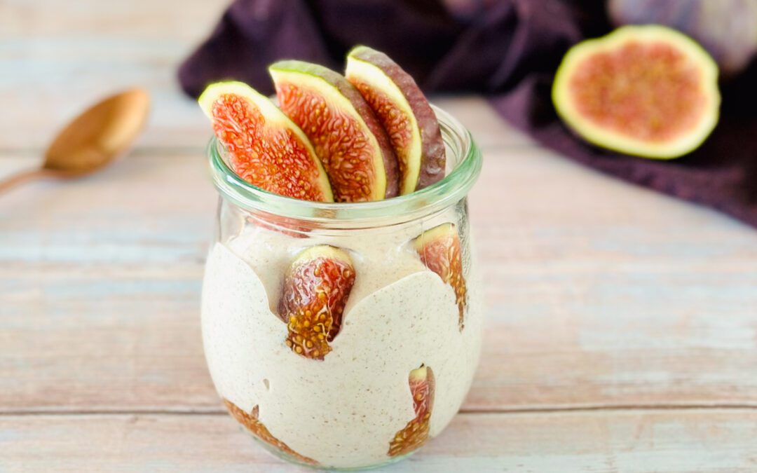 Maronen Erdmandel Creme mit Feigen