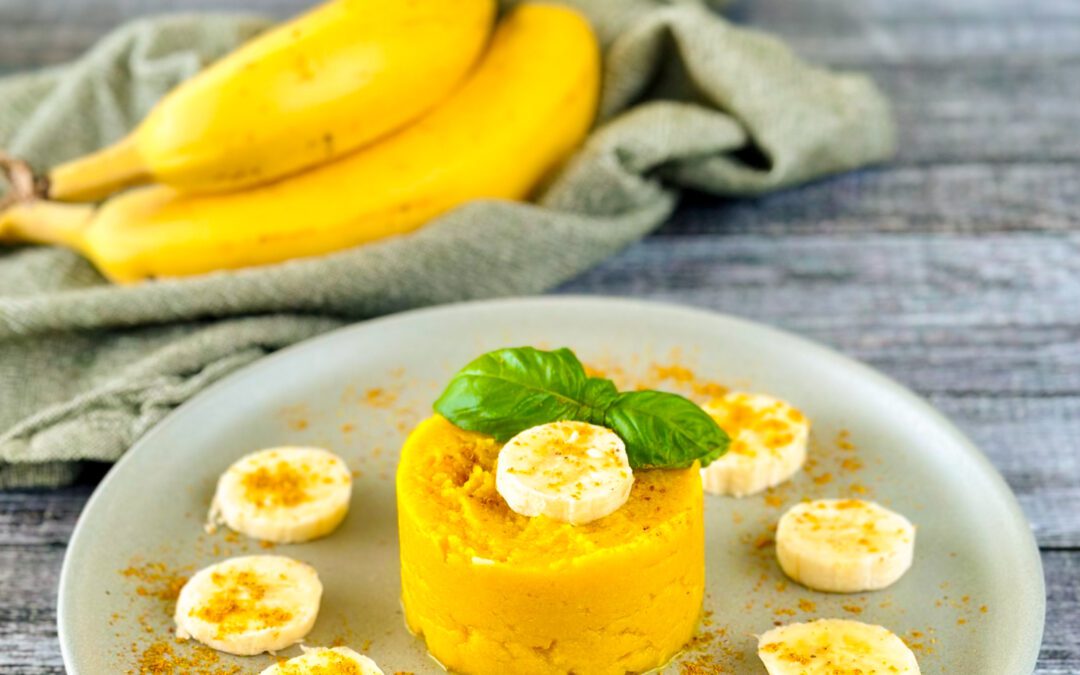 Blumenkohl Bananen Curry Püree