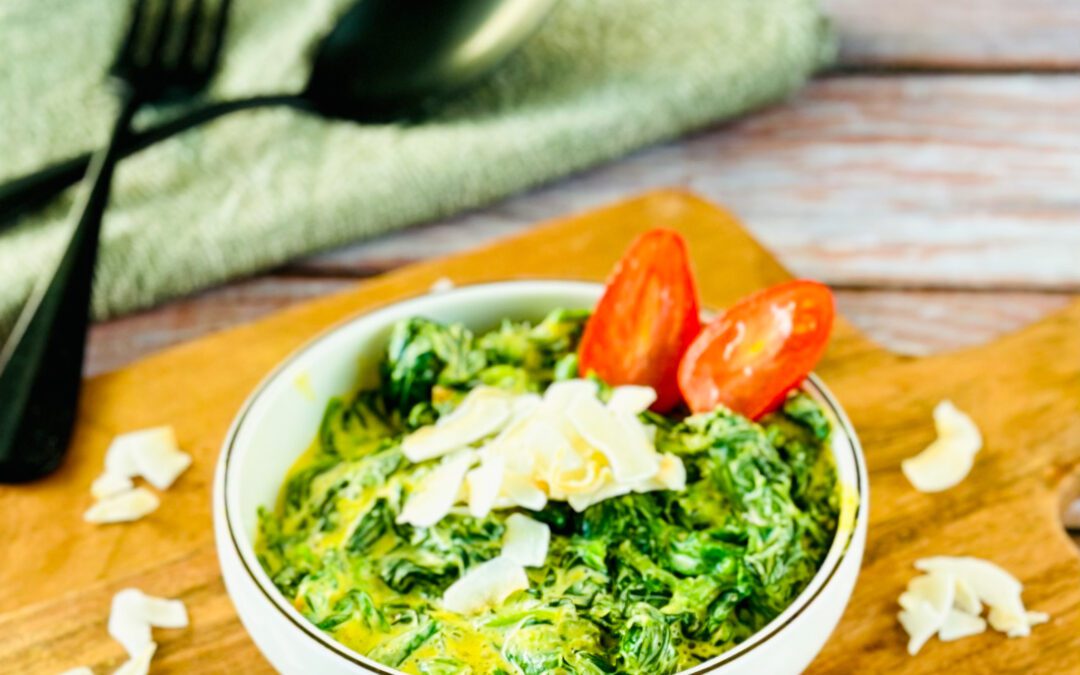 Kokos Curry Spinat