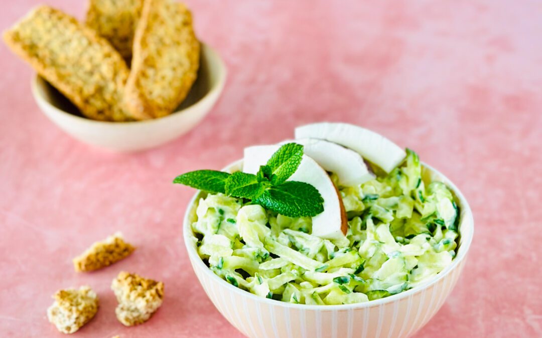 Zucchini Minze Kokos Tsatsiki