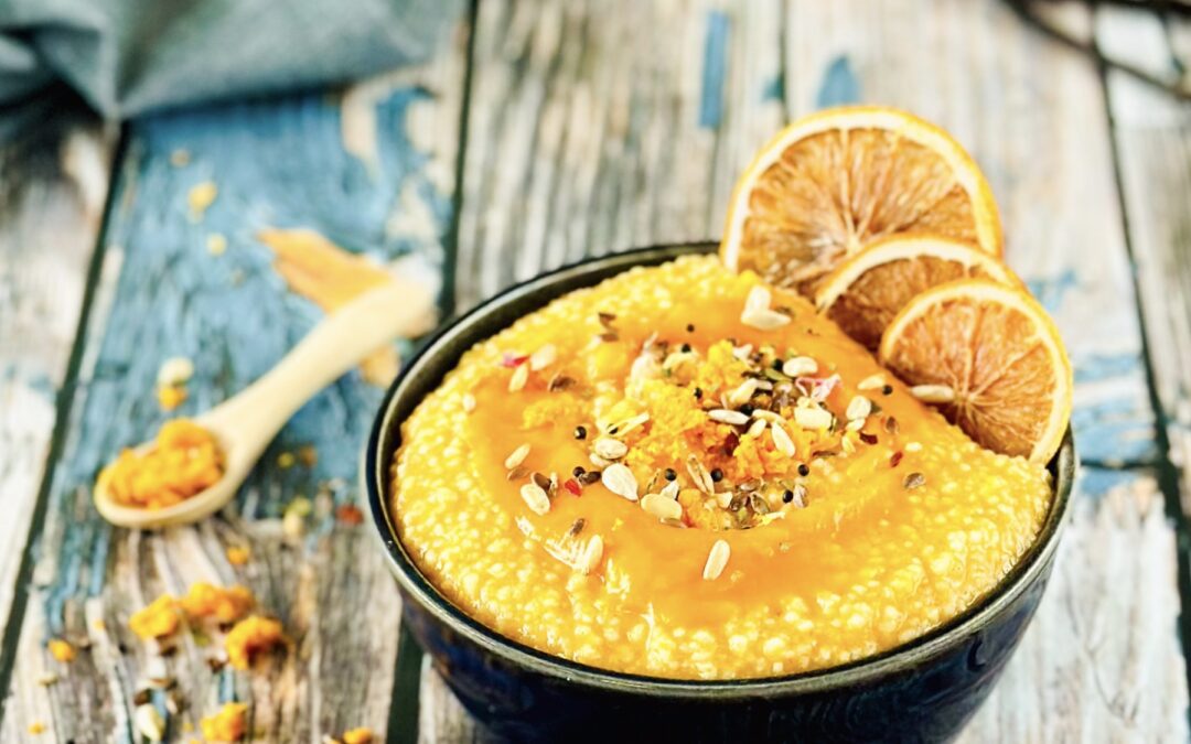 Orange Vanille Karotten Porridge