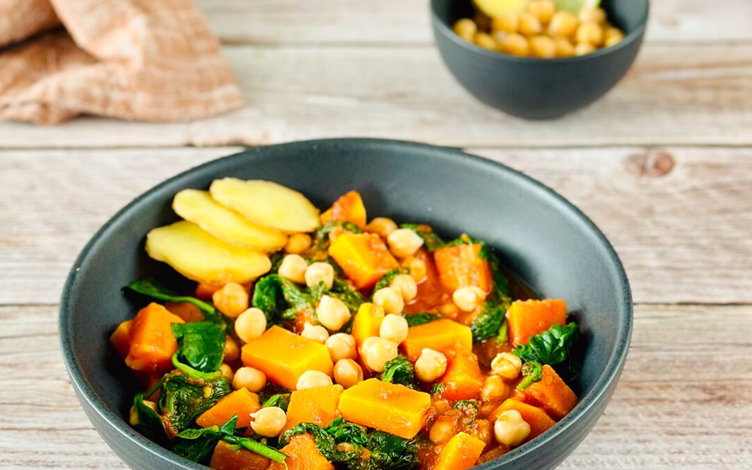 Kürbis Kichererbsen Curry