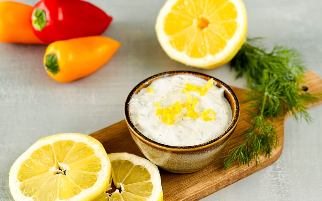 Dill Zitronen Kokos Dip