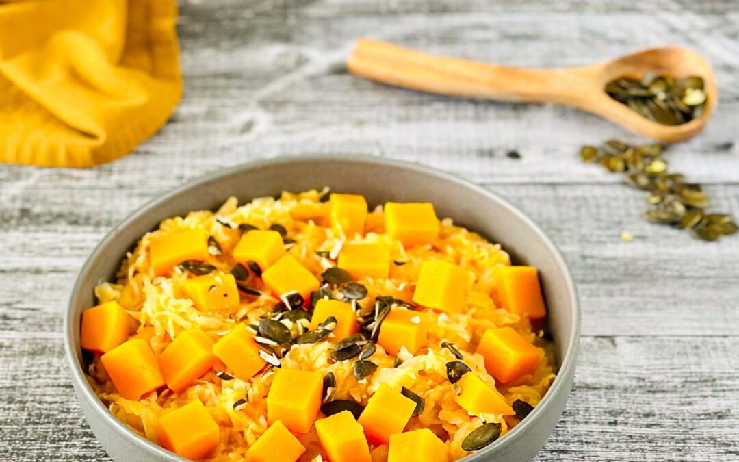 Kürbis Sauerkraut mit Kürbiskernen