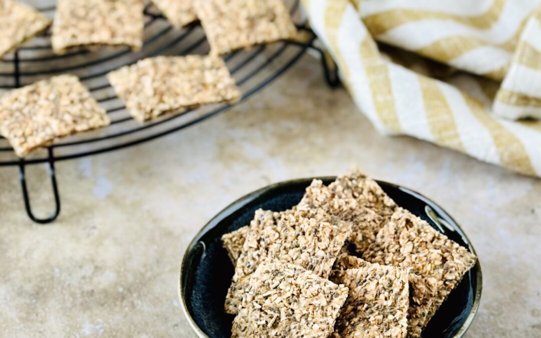 Hafer Chia Rosmarin Cracker