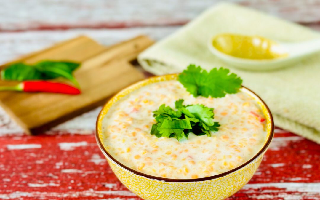 Scharfe Kokos Linsen Suppe