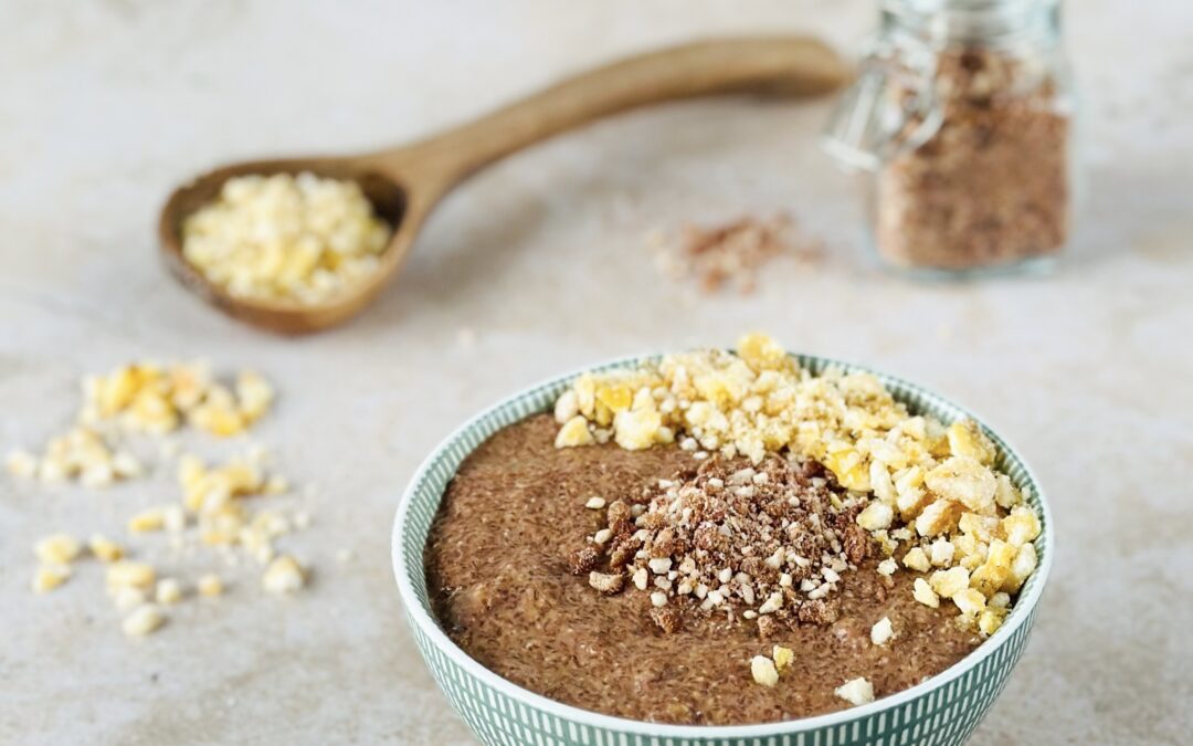 Teff Bananen Kakao Porridge