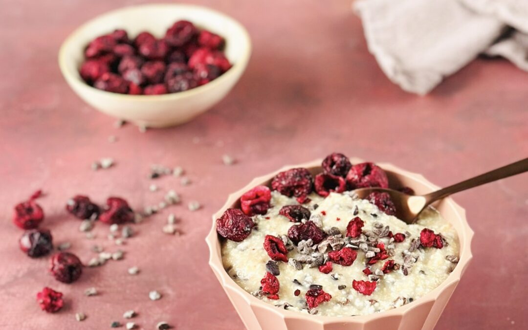Kirschen Kakao Porridge
