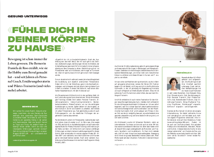 Wie mein Hobby zum Beruf wurde – Sportlerin Magazin