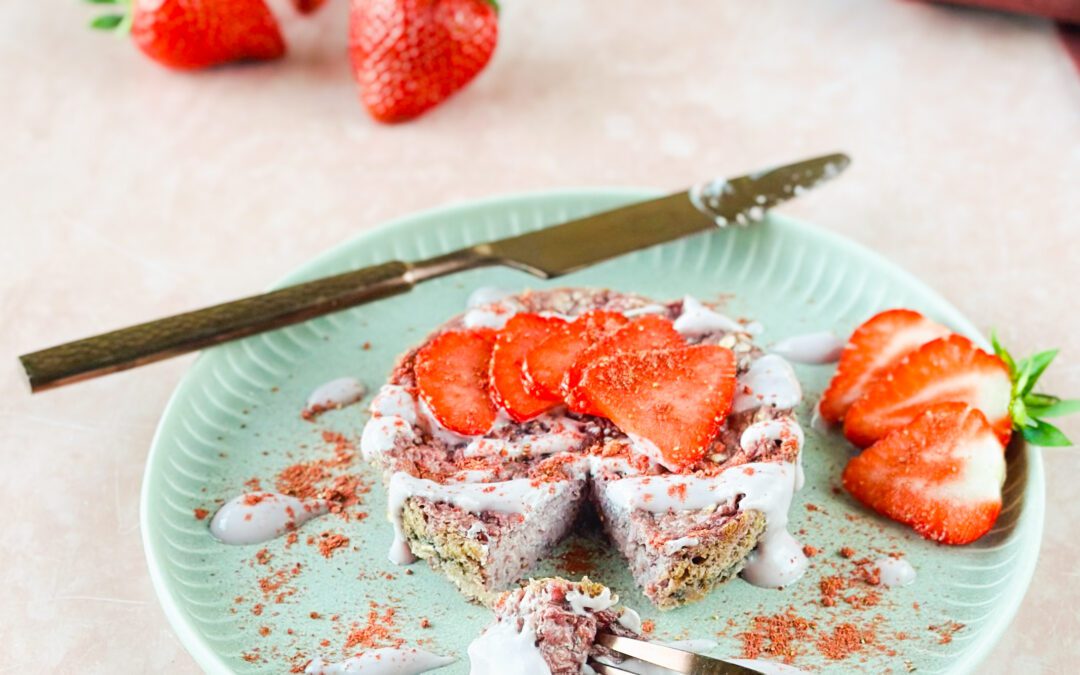 Erdbeer Cheesecake Oats