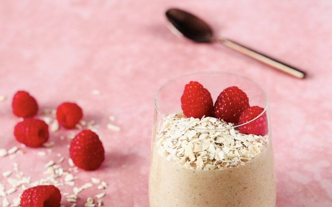 Erdmandel Dinkelgriess mit Himbeeren