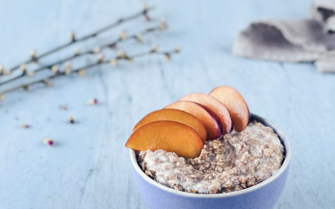 Protein Zwetschen Porridge