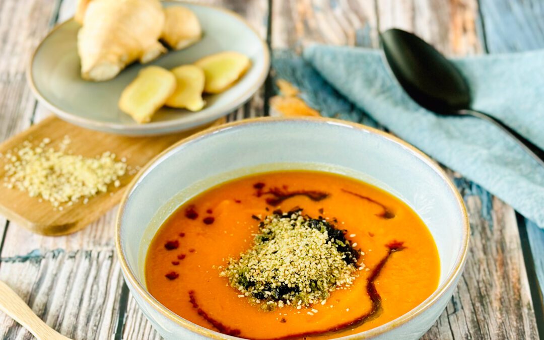 Kürbis Miso Suppe