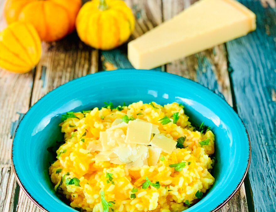 Kürbis Risotto