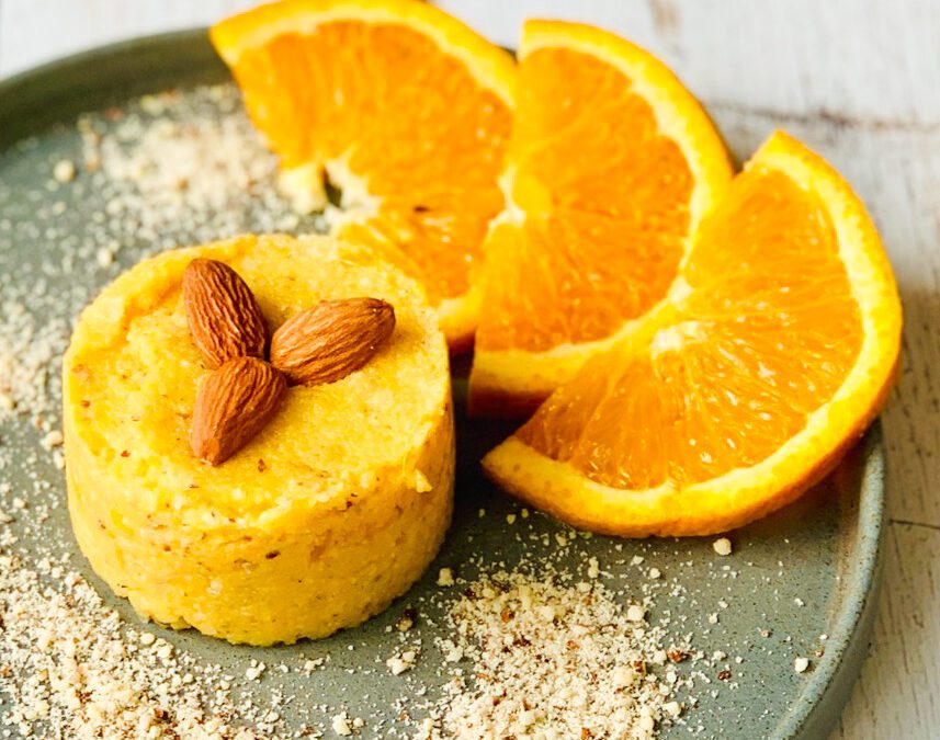 Orangen Mandel Polenta