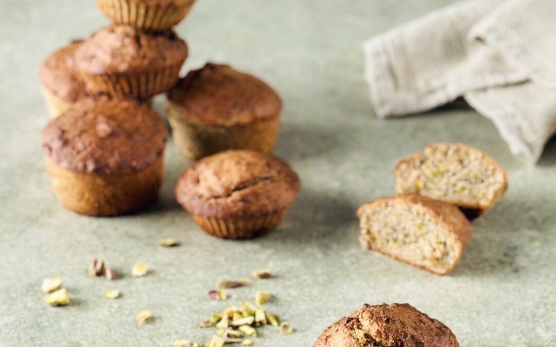 Pistazien Bananen Muffins