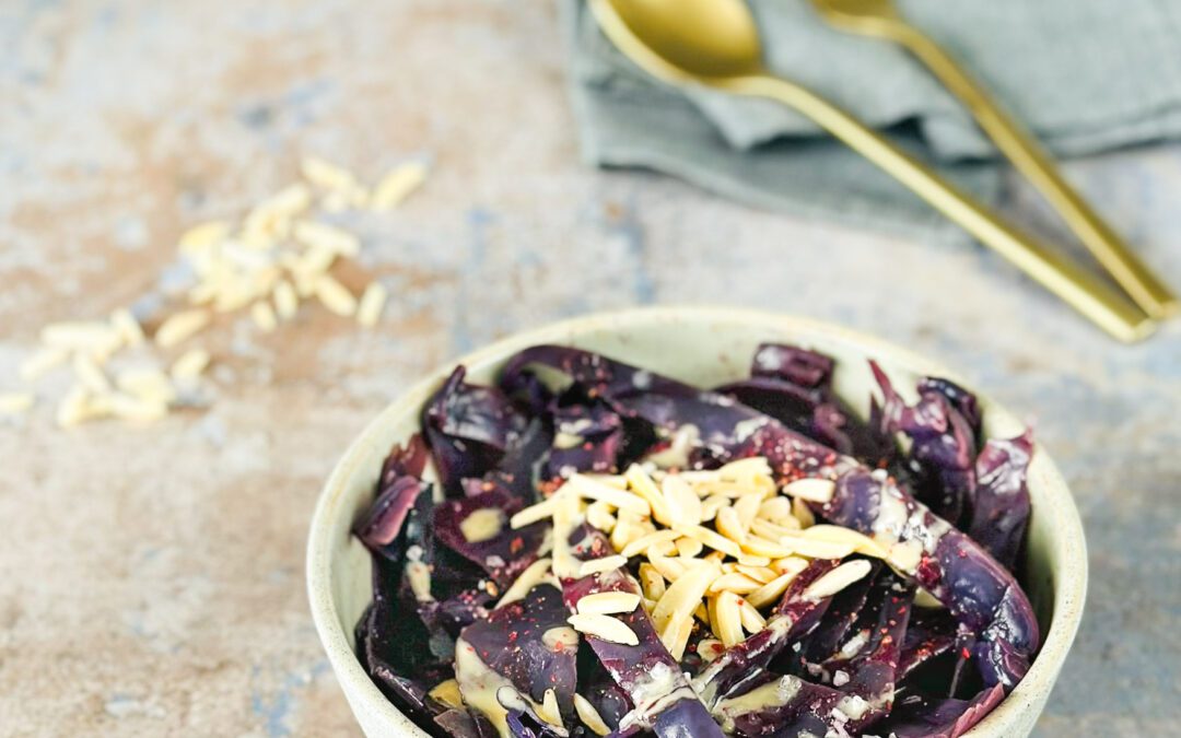 Würziger Mandel Rotkohl