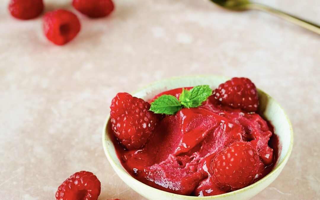 Himbeer Kokos Eis