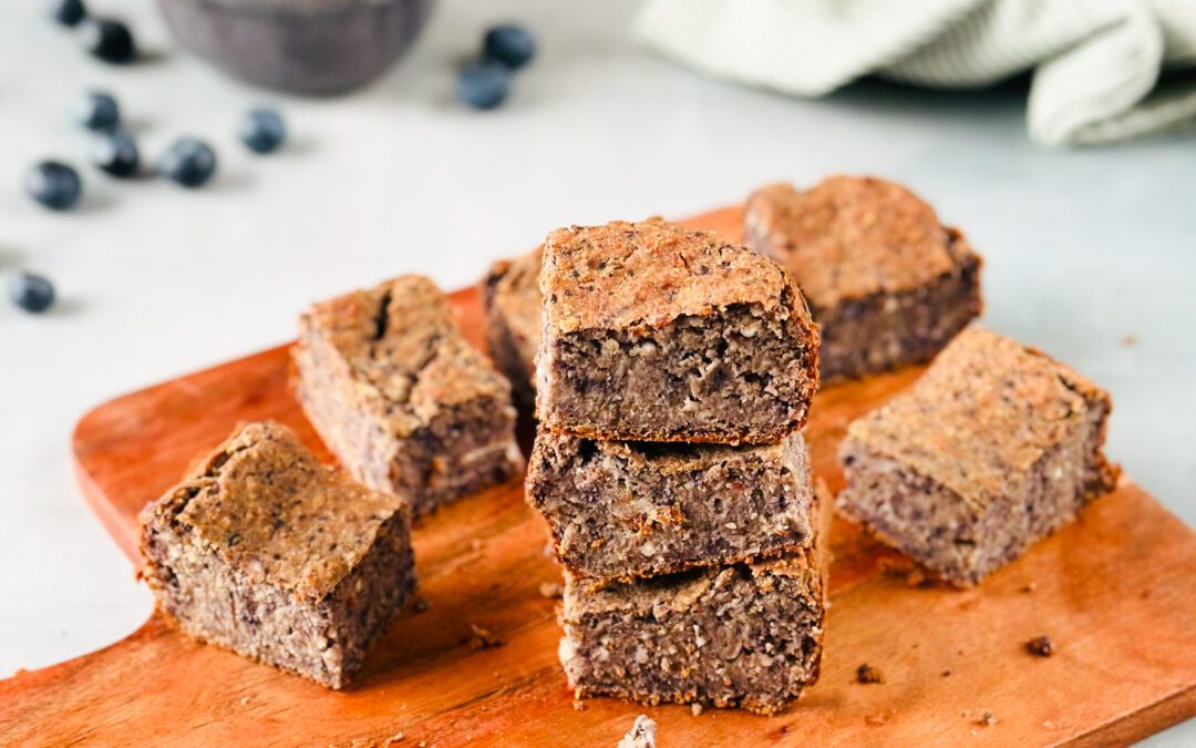 Heidelbeeren Bohnen Brownies