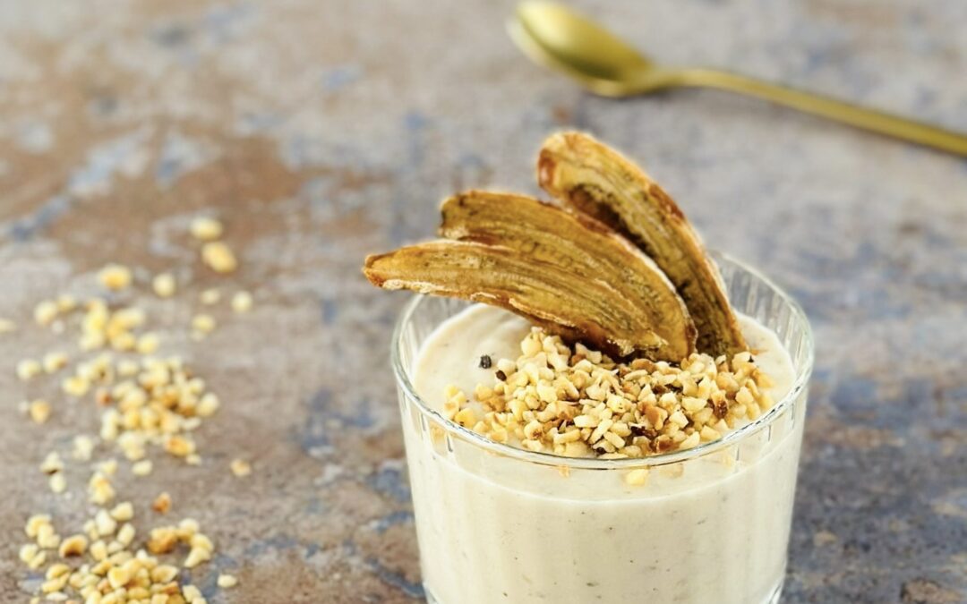 Bananen Haselnuss Creme