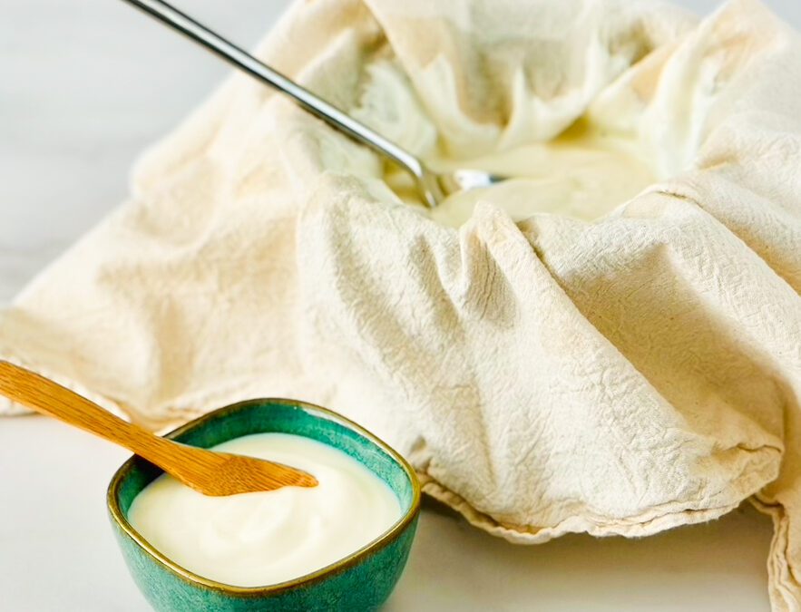 Homemade Soja Labneh