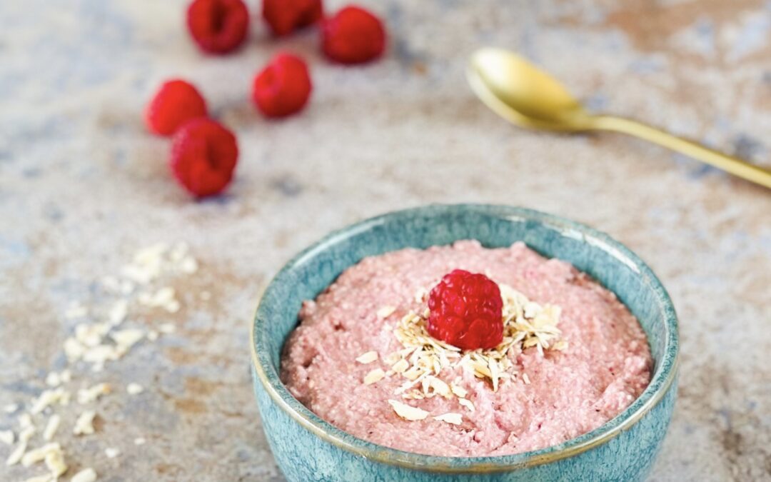 Himbeeren Buchweizen Kaltschale