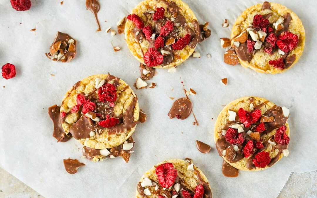 Crunchy Himbeer-Schoko Waffeln