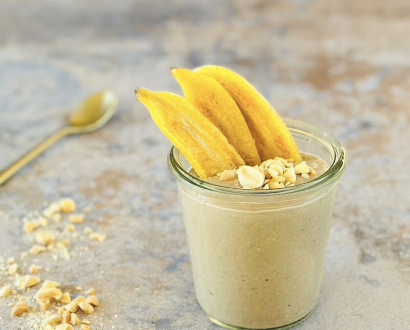 Blended Peanut Banana Oats