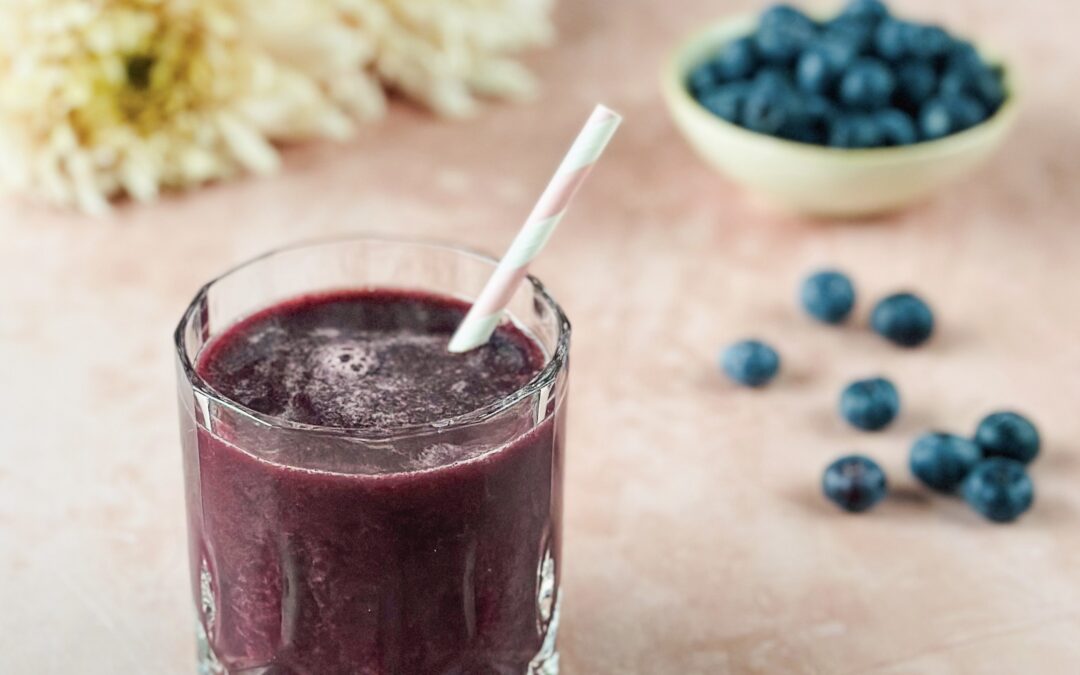 Heidelbeeren Vanille Shake