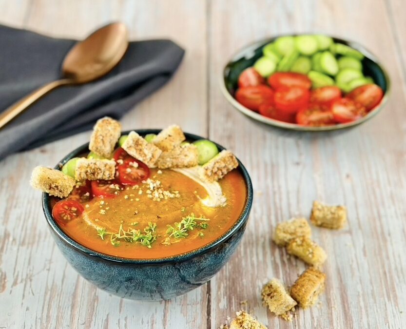 Gazpacho mit Einlage